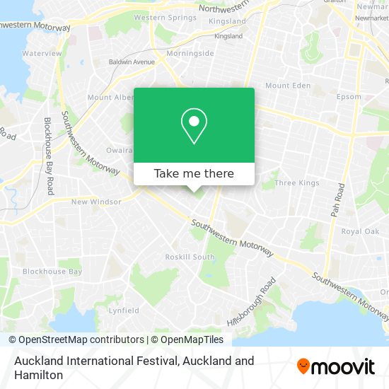 Auckland International Festival map