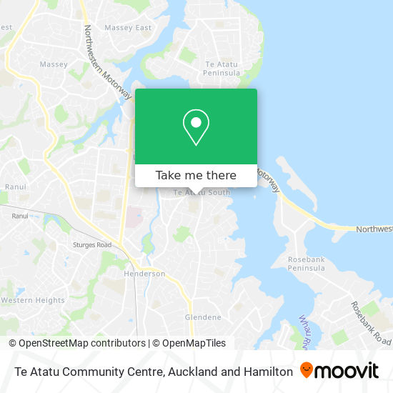 Te Atatu Community Centre map