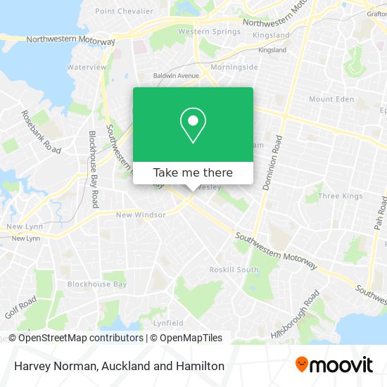 Harvey Norman map
