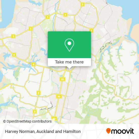 Harvey Norman地图