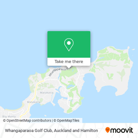 Whangaparaoa Golf Club map