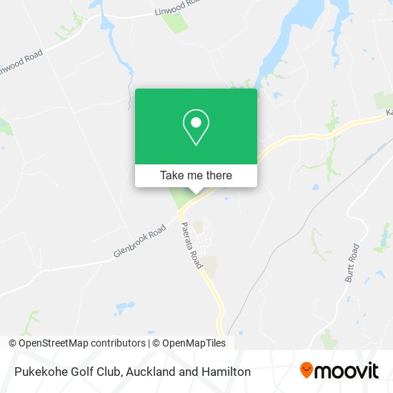 Pukekohe Golf Club map