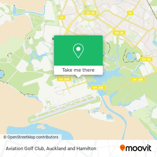 Aviation Golf Club map