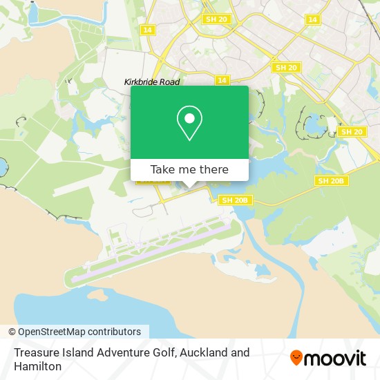 Treasure Island Adventure Golf map