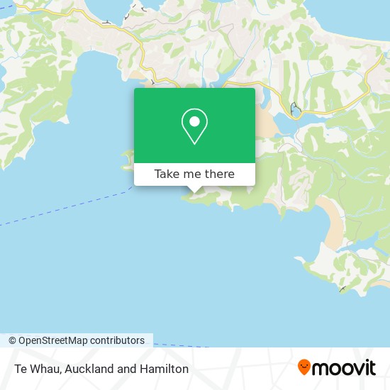 Te Whau map