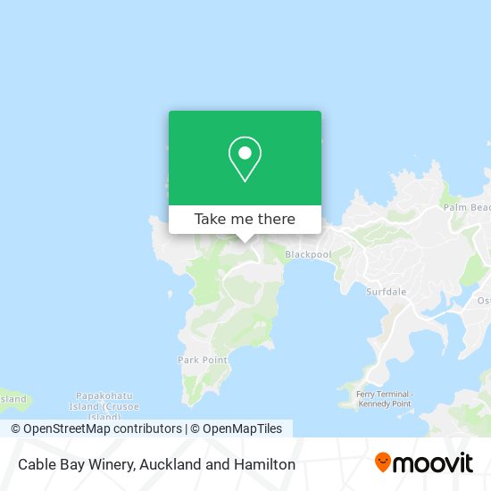 Cable Bay Winery map