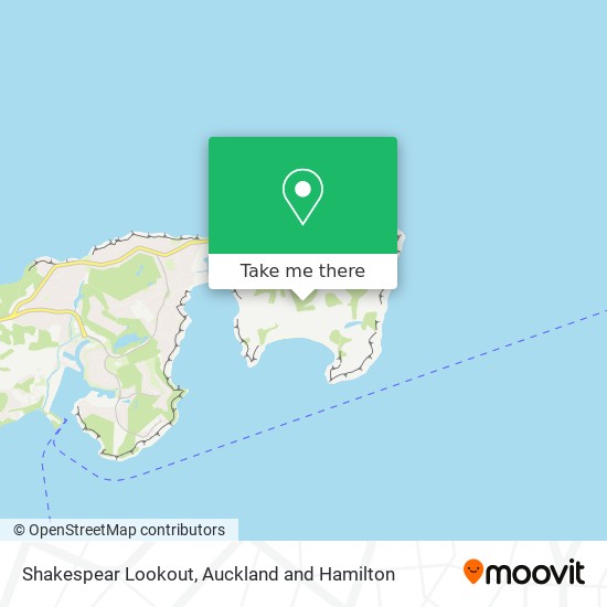 Shakespear Lookout地图