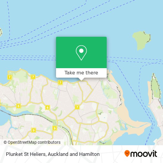 Plunket St Heliers map