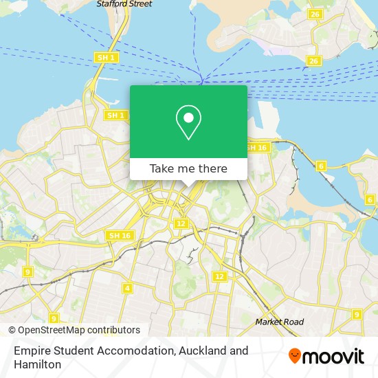 Empire Student Accomodation map