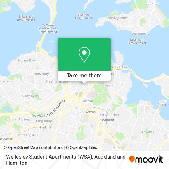 Wellesley Student Apartments (WSA) map