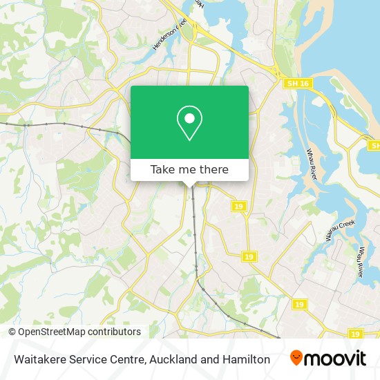 Waitakere Service Centre地图