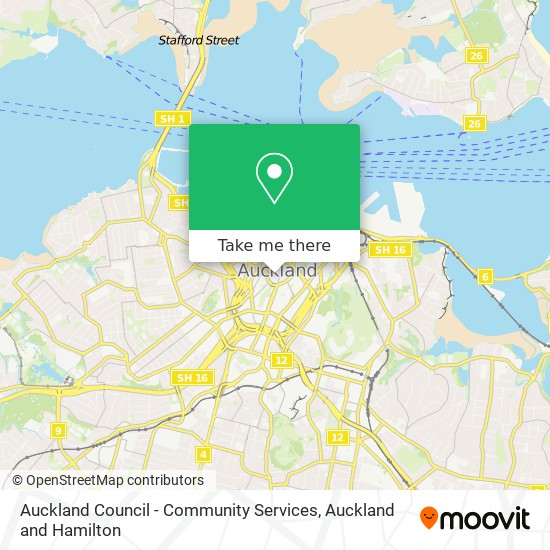 Auckland Council - Community Services map