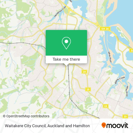 Waitakere City Council地图