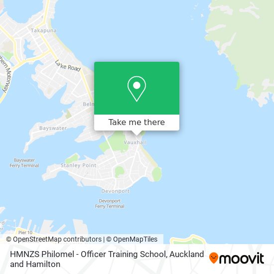HMNZS Philomel - Officer Training School地图