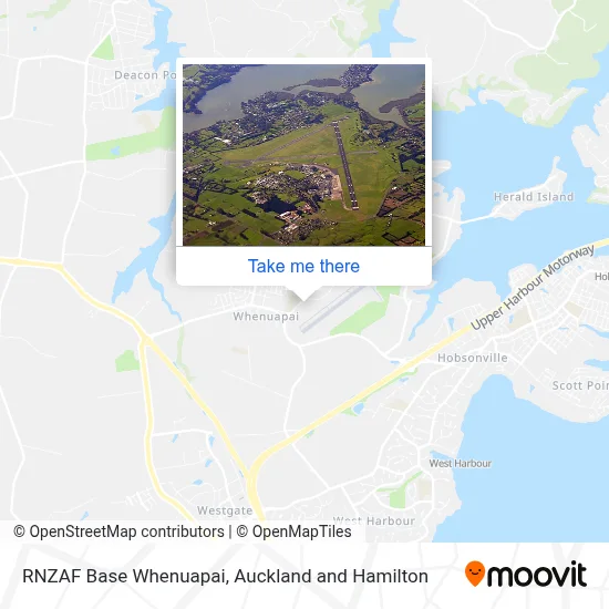 RNZAF Base Whenuapai map