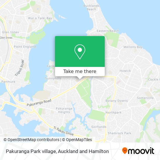 Pakuranga Park village map