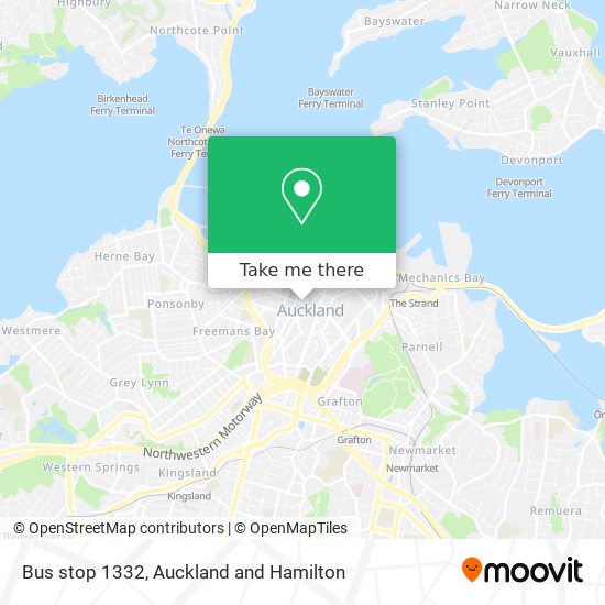 Bus stop 1332 map