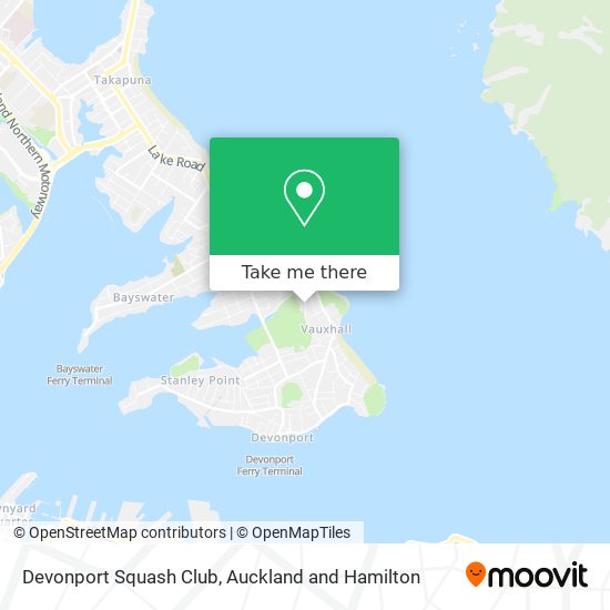 Devonport Squash Club map