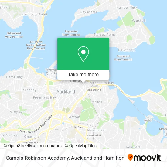 Samala Robinson Academy map