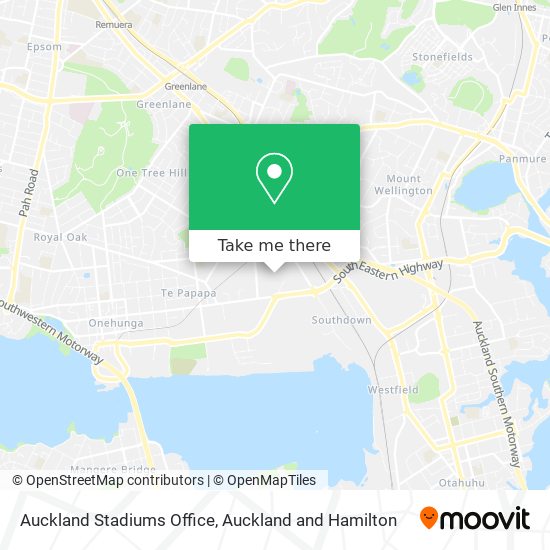 Auckland Stadiums Office地图