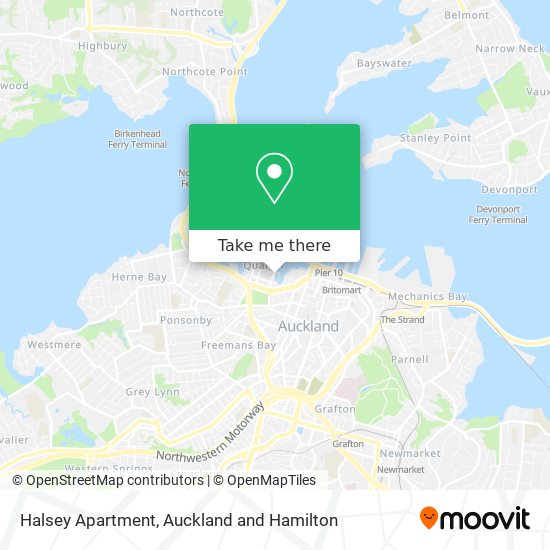 Halsey Apartment map