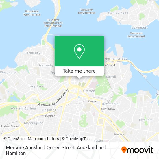 Mercure Auckland Queen Street地图
