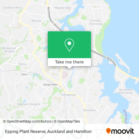 Epping Plant Reserve map