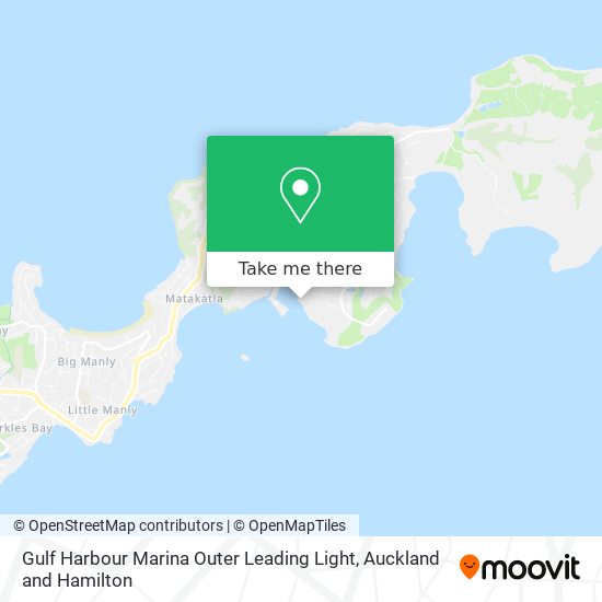 Gulf Harbour Marina Outer Leading Light map