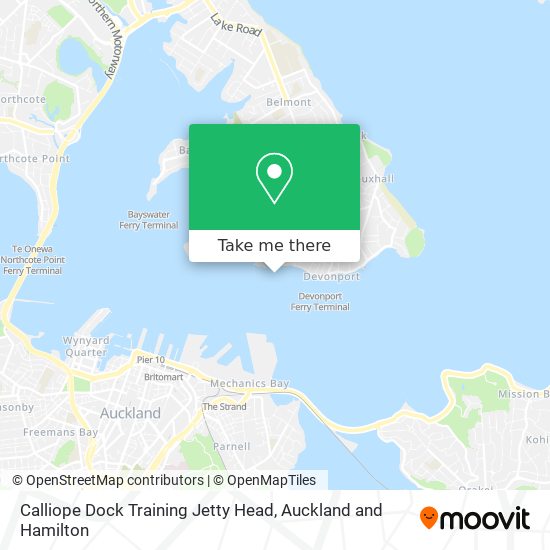 Calliope Dock Training Jetty Head map