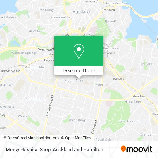 Mercy Hospice Shop map