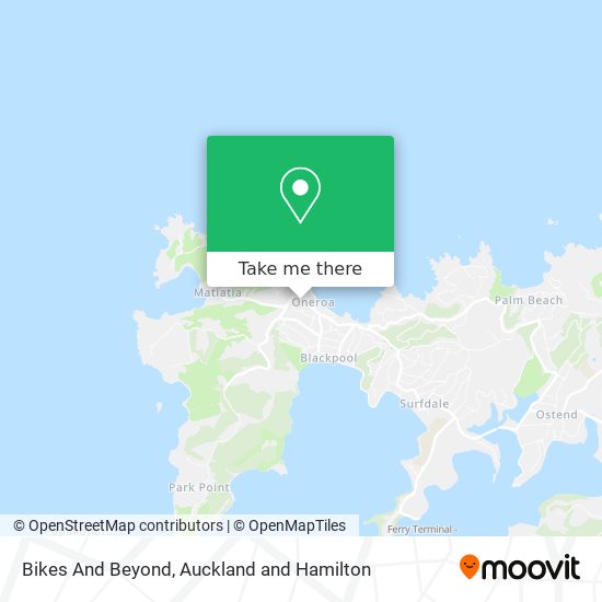 Bikes And Beyond map