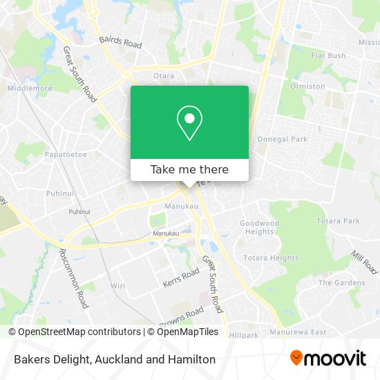 Bakers Delight map