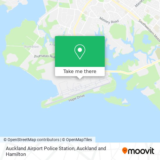 Auckland Airport Police Station map