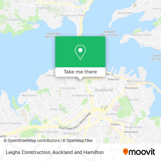 Leighs Construction map