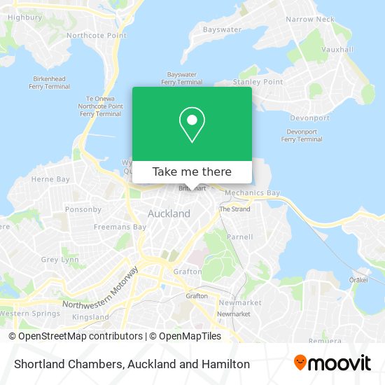 Shortland Chambers map