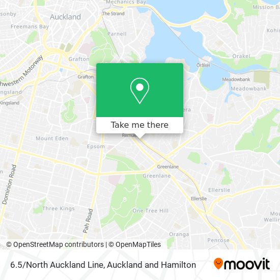 6.5/North Auckland Line地图