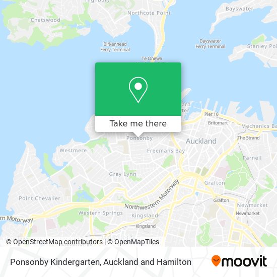 Ponsonby Kindergarten地图