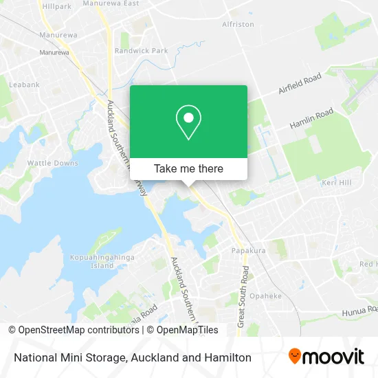 National Mini Storage map
