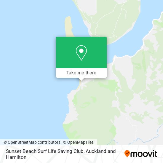 Sunset Beach Surf Life Saving Club map