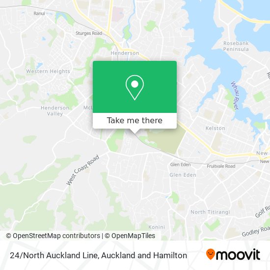 24/North Auckland Line map