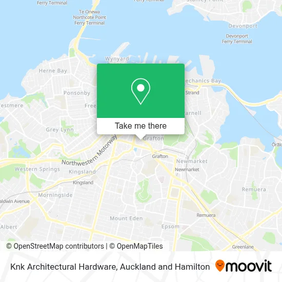 Knk Architectural Hardware map