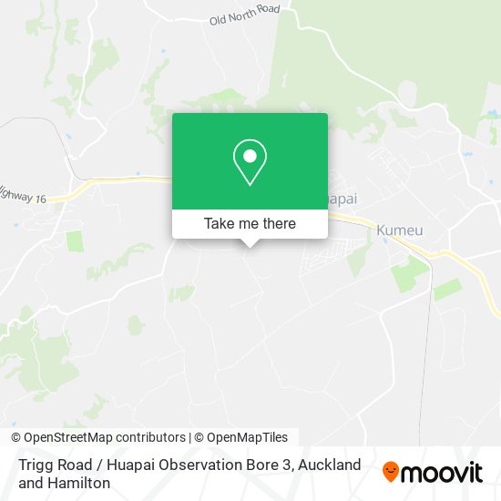 Trigg Road / Huapai Observation Bore 3 map