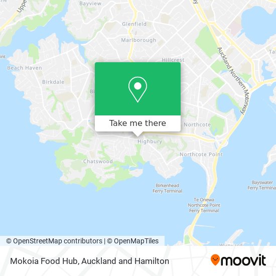 Mokoia Food Hub map