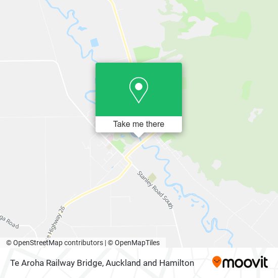 Te Aroha Railway Bridge map