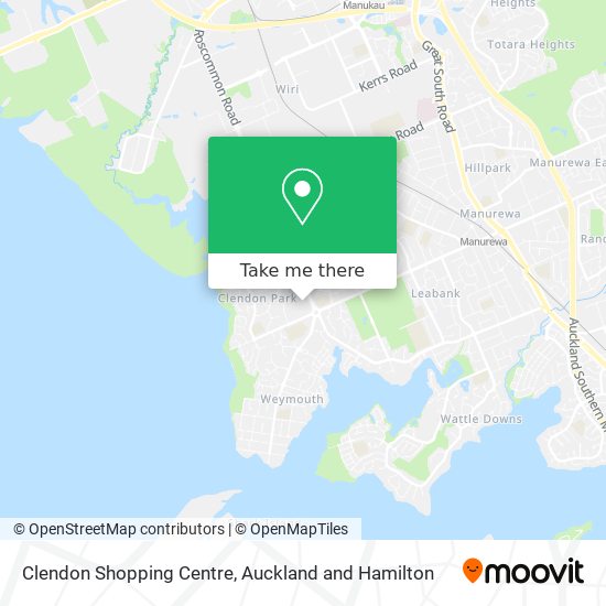 Clendon Shopping Centre map