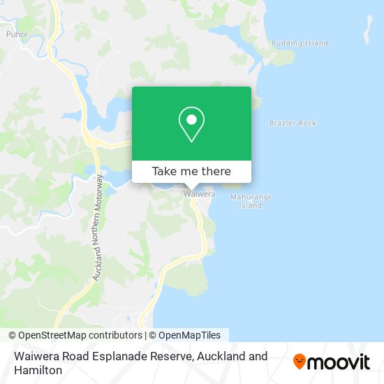 Waiwera Road Esplanade Reserve地图