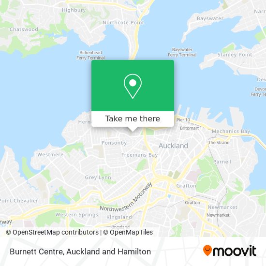 Burnett Centre map