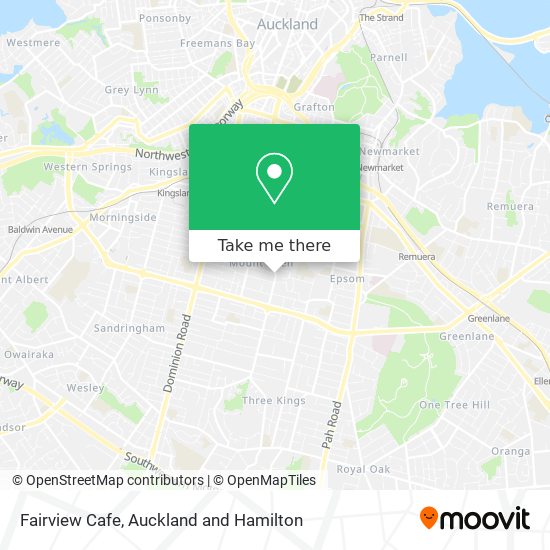 Fairview Cafe map