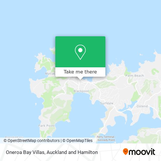 Oneroa Bay Villas map