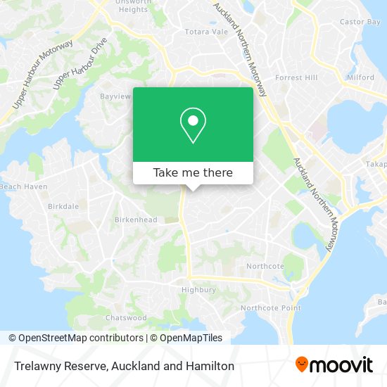 Trelawny Reserve map